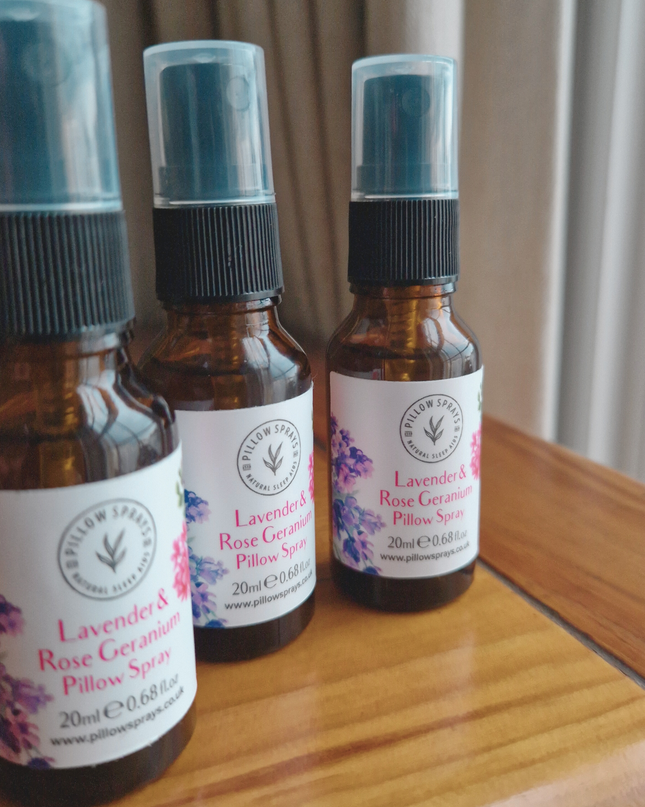 Lavender and Rose Geranium Travel Pack (3x 20ml)