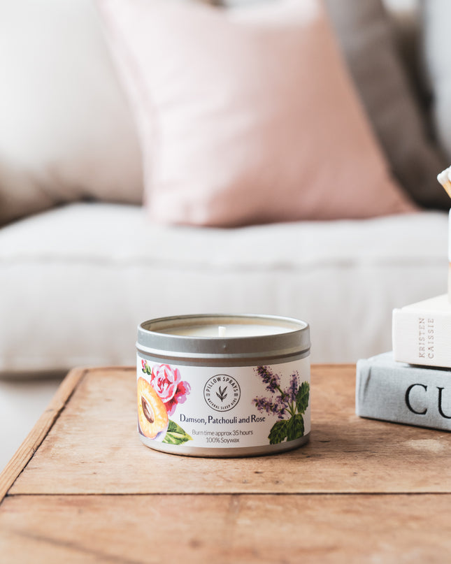 Damson, Patchouli and Rose Candle