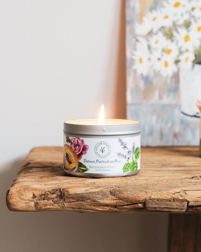 Damson, Patchouli and Rose Candle