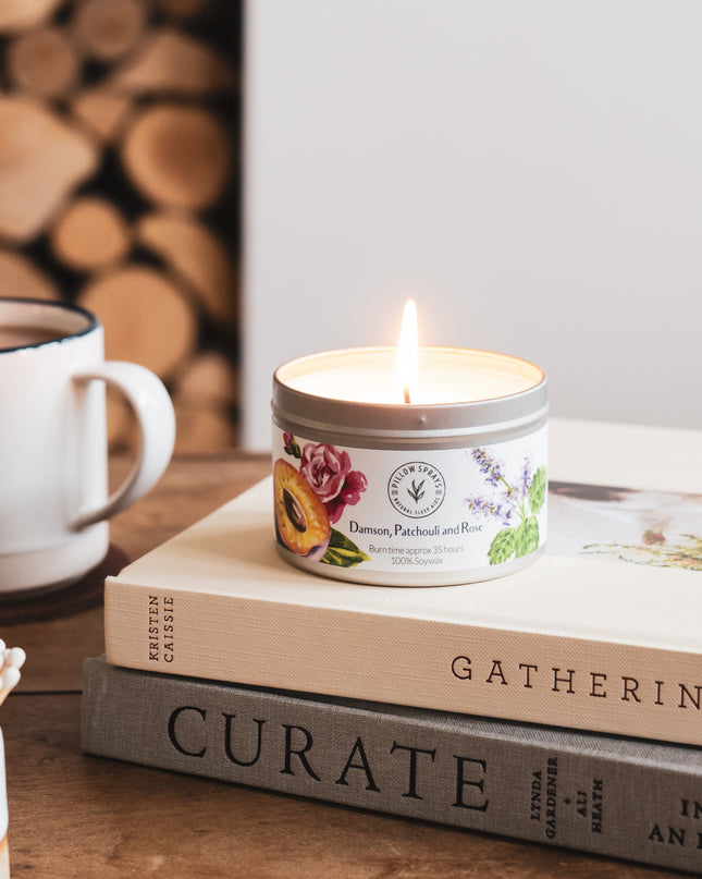 Damson, Patchouli and Rose Candle