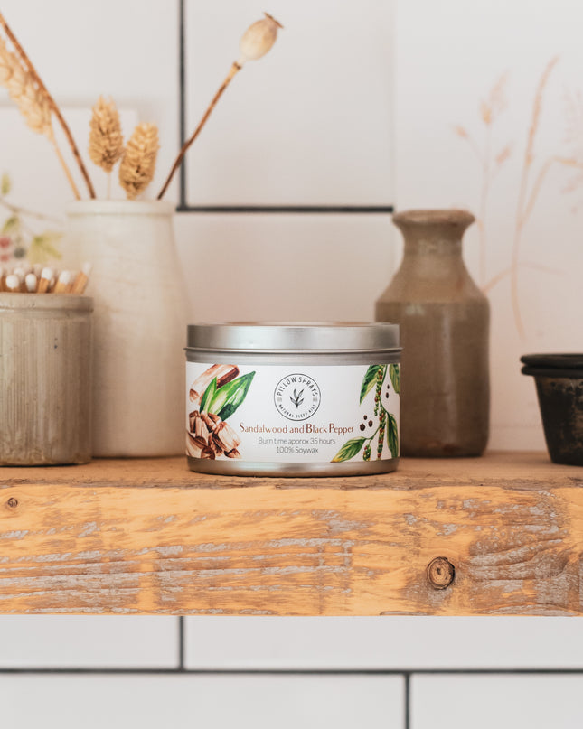 Sandalwood and Black Pepper Candle