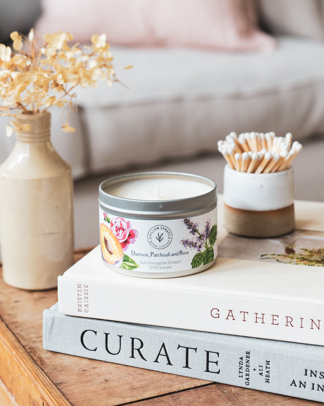 Damson, Patchouli and Rose Candle