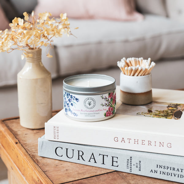 Lavender, Rose Geranium and Clary Sage Candle Pillowsprays