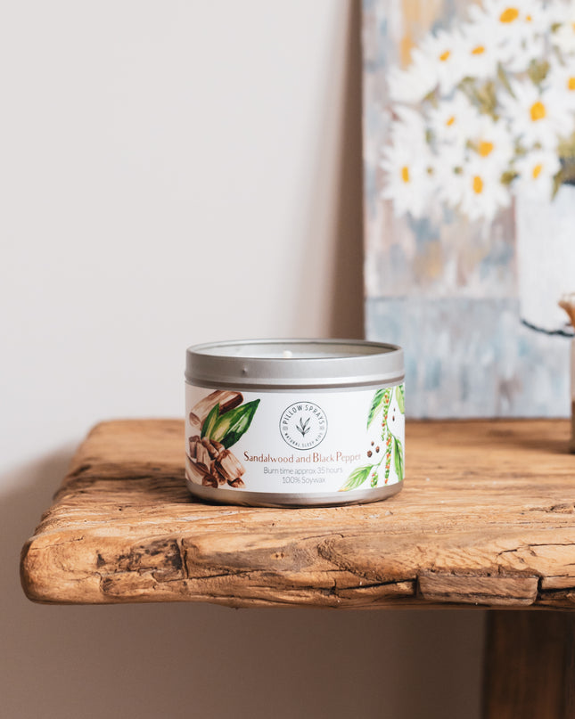 Sandalwood and Black Pepper Candle