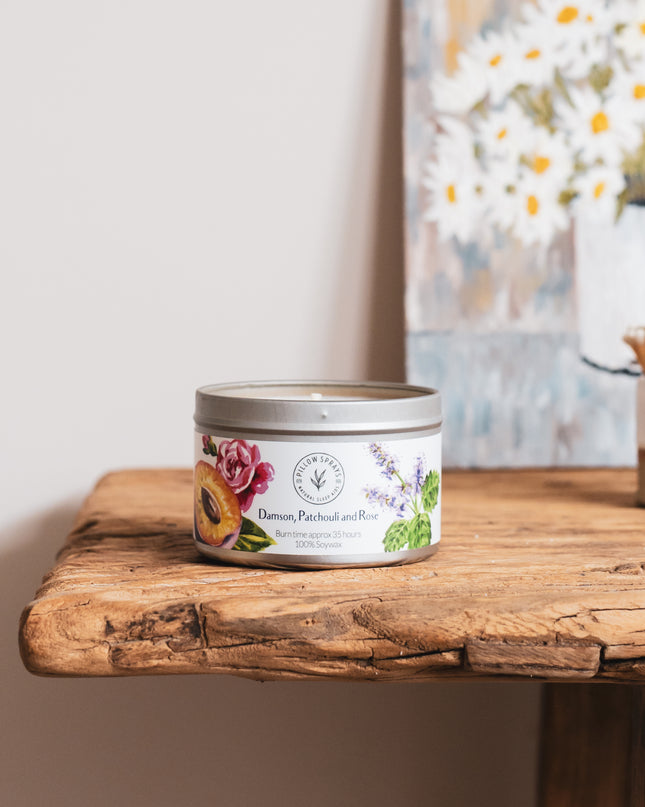 Damson, Patchouli and Rose Candle