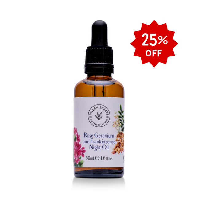 Rose Geranium and Frankincense Night Oil