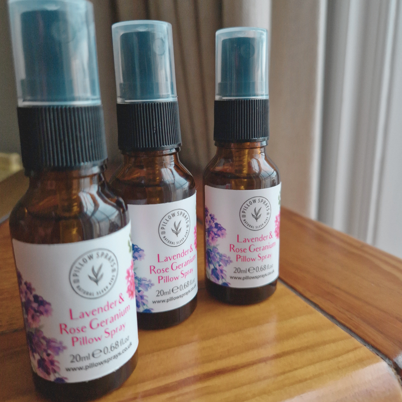 Lavender and Rose Geranium Travel Pack (3x 20ml)