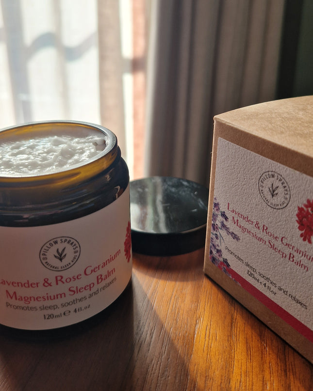 Magnesium Sleep Balm - Lavender and Rose Geranium