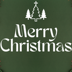 'Merry Christmas' note