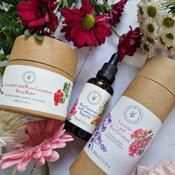 Rose Geranium Sleep Bundle Pillowsprays