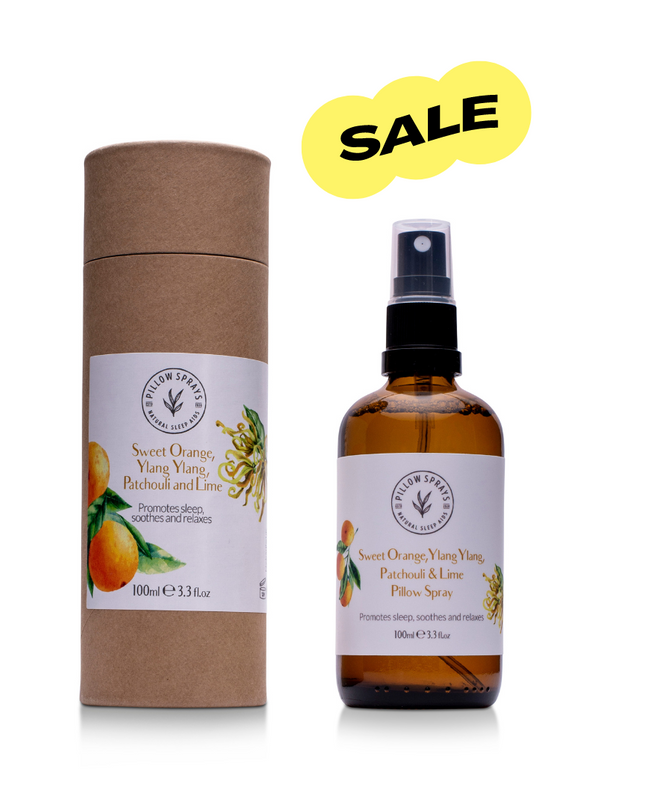 Sweet Orange, Ylang Ylang, Patchouli and Lime Pillow Spray