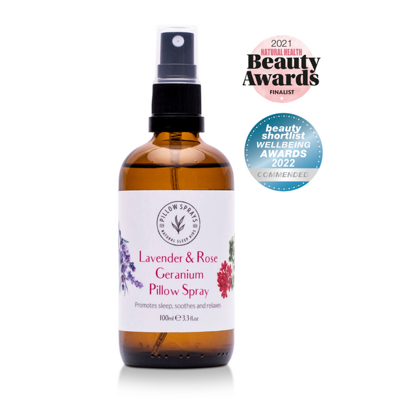 Lavender and Rose Geranium Pillow Spray