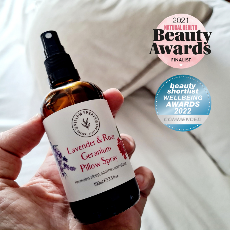 Lavender and Rose Geranium Pillow Spray