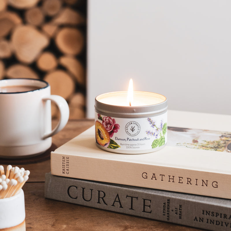 Damson, Patchouli and Rose Candle