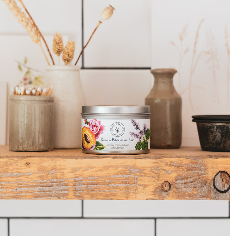 Damson, Patchouli and Rose Candle
