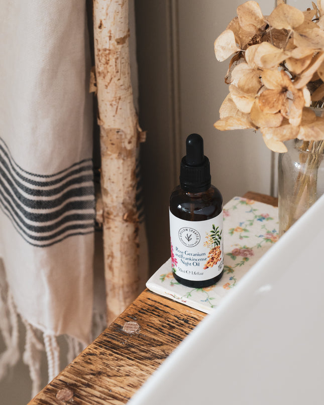 Rose Geranium and Frankincense Night Oil