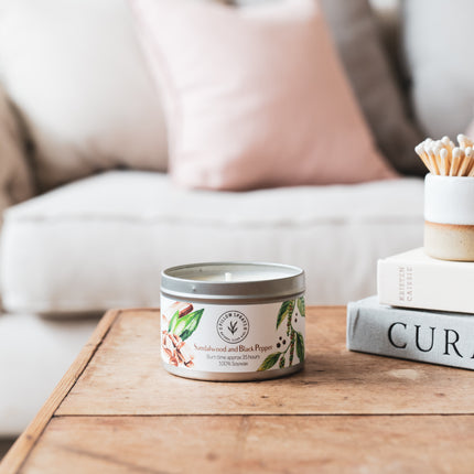 Sandalwood and Black Pepper Candle
