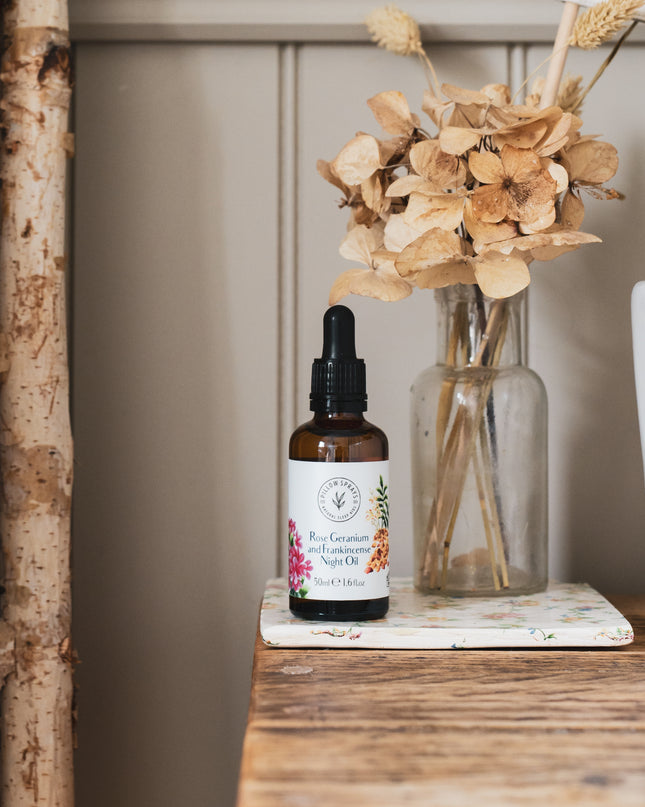 Rose Geranium and Frankincense Night Oil