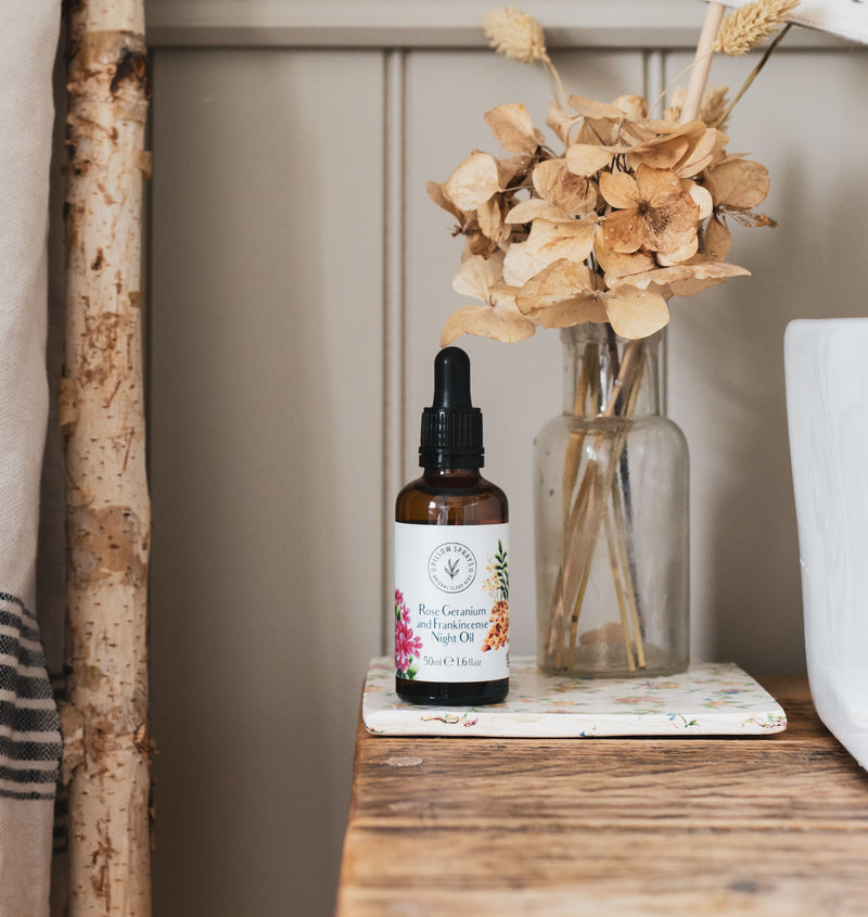 Rose Geranium and Frankincense Night Oil