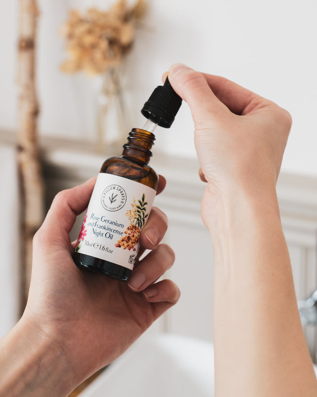Rose Geranium and Frankincense Night Oil