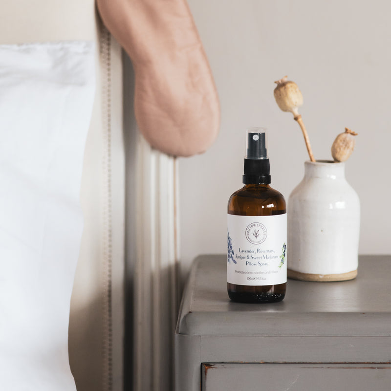 Lavender, Rosemary, Juniper and Sweet Marjoram Pillow Spray