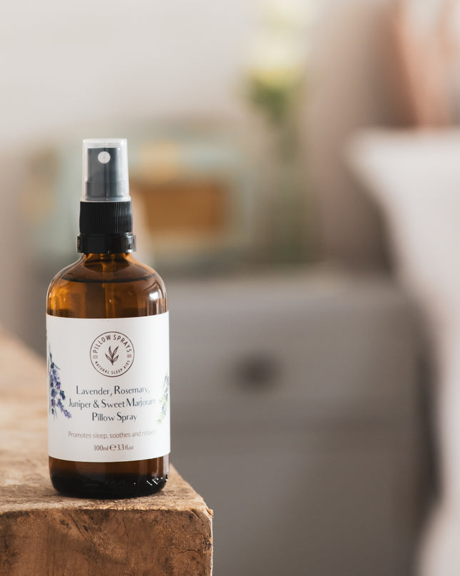 Lavender, Rosemary, Juniper and Sweet Marjoram Pillow Spray