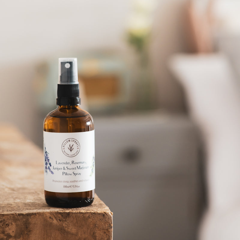 Lavender, Rosemary, Juniper and Sweet Marjoram Pillow Spray