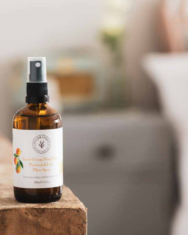 Sweet Orange, Ylang Ylang, Patchouli and Lime Pillow Spray