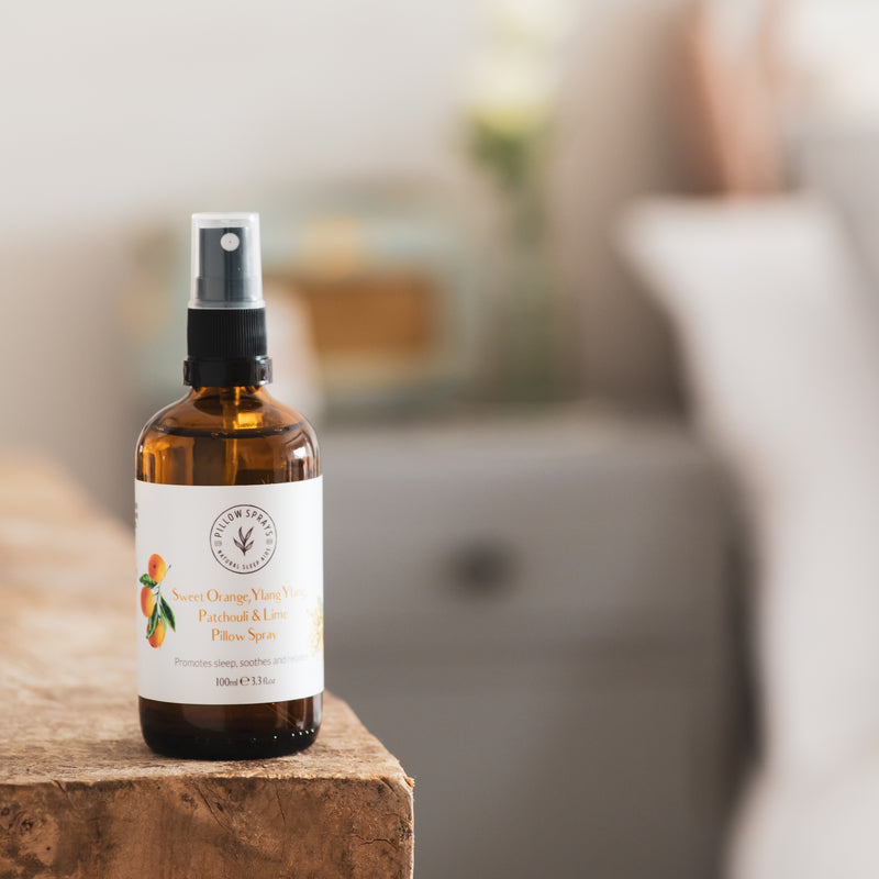 Sweet Orange, Ylang Ylang, Patchouli and Lime Pillow Spray