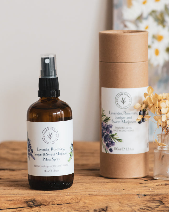 Lavender, Rosemary, Juniper and Sweet Marjoram Pillow Spray