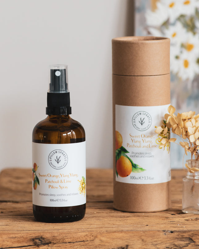 Sweet Orange, Ylang Ylang, Patchouli and Lime Pillow Spray