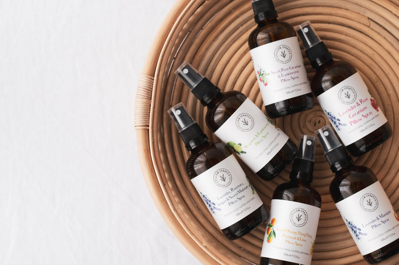 Lavender and Rose Geranium Pillow Spray