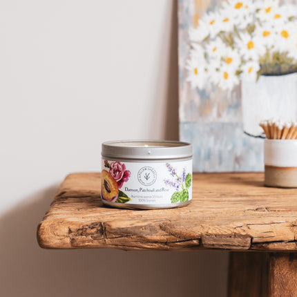 Damson, Patchouli and Rose Candle
