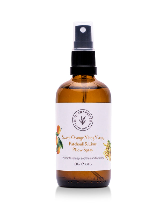 Sweet Orange, Ylang Ylang, Patchouli and Lime Pillow Spray