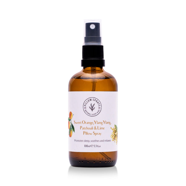 Sweet Orange, Ylang Ylang, Patchouli and Lime Pillow Spray