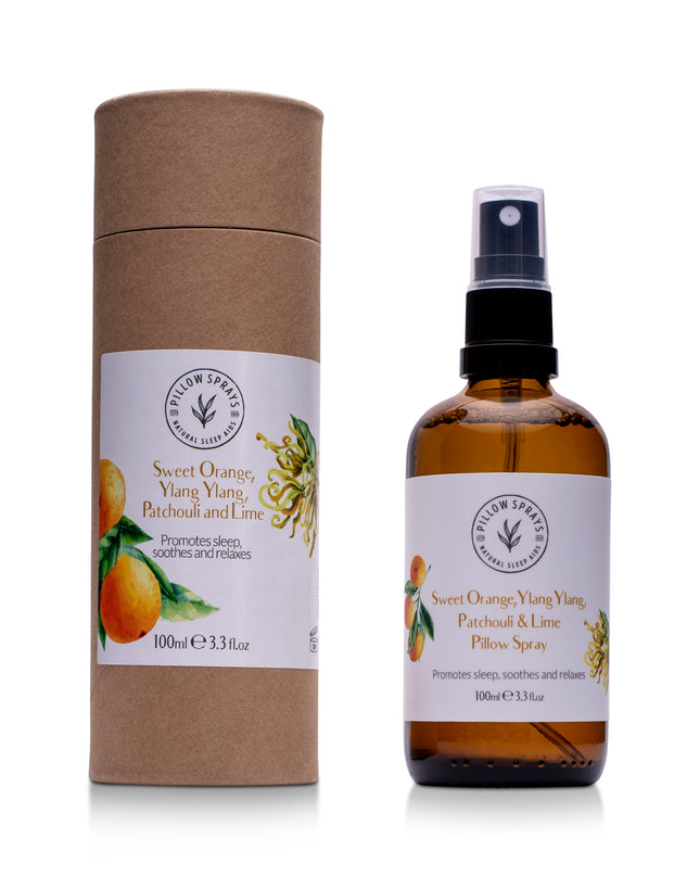 Sweet Orange, Ylang Ylang, Patchouli and Lime Pillow Spray