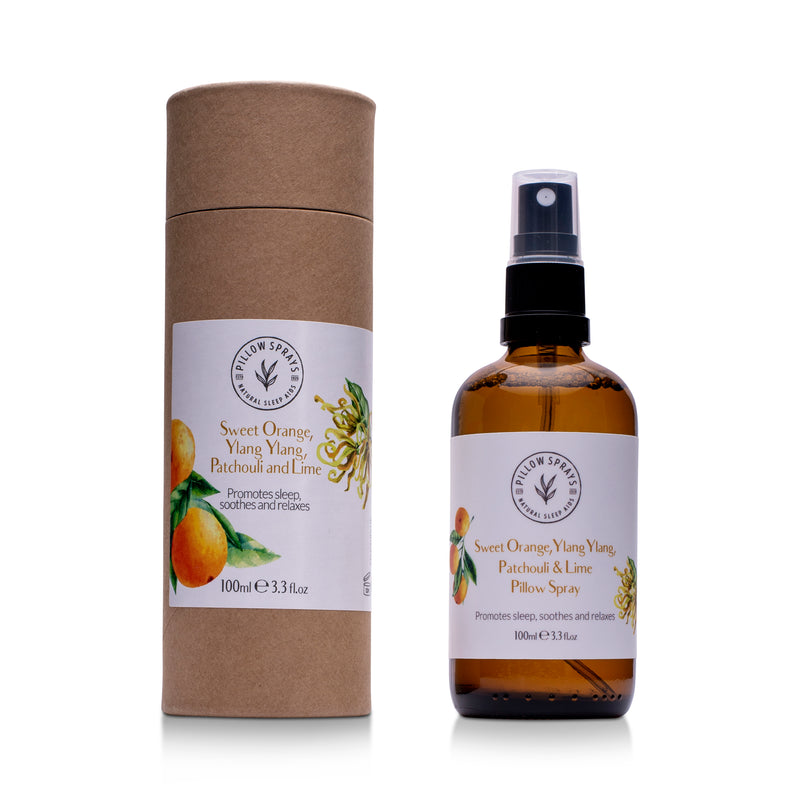 Sweet Orange, Ylang Ylang, Patchouli and Lime Pillow Spray